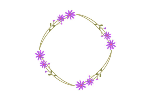 Download Botanical Flower Frame Illustration - Flower frame illustration Collection