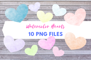 Download Pretty Pastel Watercolor Hearts - Watercolor hearts Collection