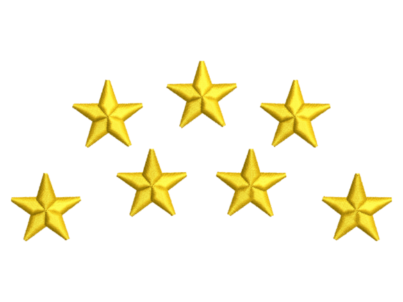 Download Golden Stars Embroidery Pattern - Premium Resources