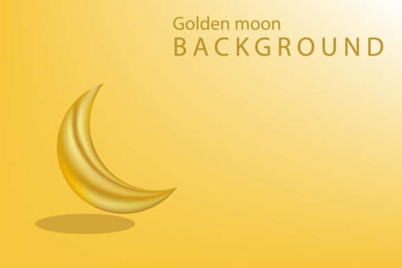 Download Golden Moon Background - Golden Collection